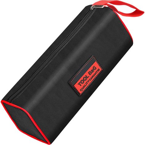 Werkzeugtasche aus Canvas mit mehreren Fächern, strapazierfähigem Griff, tragbarer Werkzeugorganizer für Elektriker, einlagig, XL (1/5)