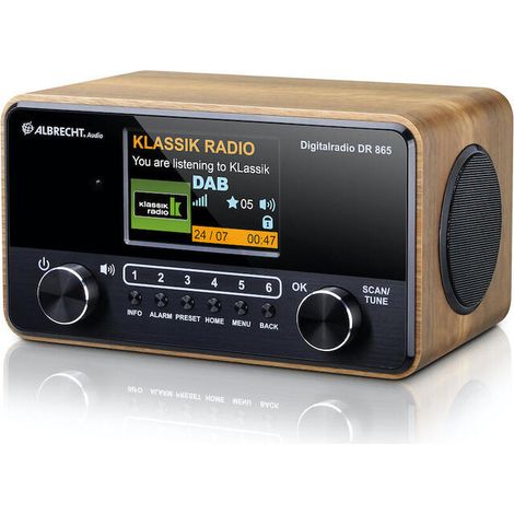 Albrecht DR 865 - Radio para Personas Mayores con Pantalla Grande de 4" (1/4)