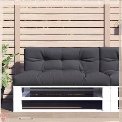 360623 Coussin de palette anthracite 120x40x12 cm tissu (1/5)