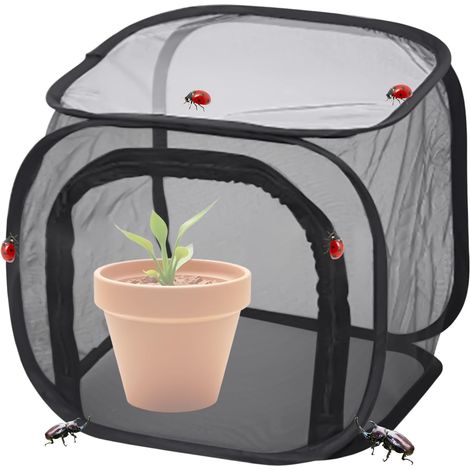 Cage de protection pour – moustiquaire extérieure, montage rapide, tente anti-insectes pour potager, fleurs, balcon，30x30x30cm