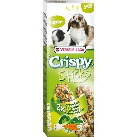 Crispy Mega Sticks Rabbits-Guinea Pigs Green Meadow, 2 pices 140g (1/5)