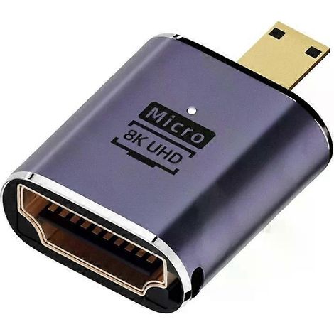 Adaptateur HDMI 2.1 8K vers mini-jack 9,8K - D8K-01, connectivité haut débit (1/5)