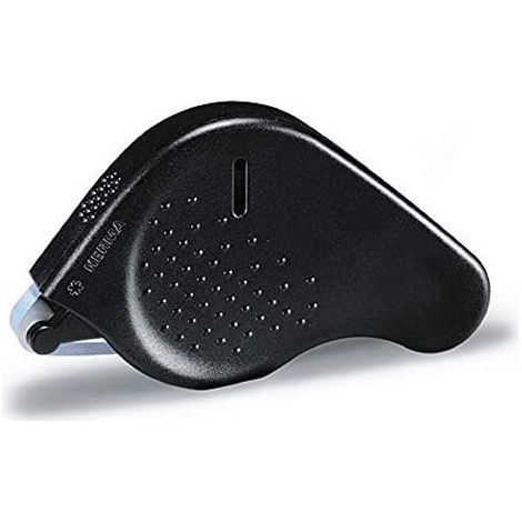 HERMA dispensador de adhesivos, removible (15 m x 9 mm, recargable), dispensador de cola autoadhesiva con puntos adhesivos de doble cara para fotos, manualidades, escuela y oficina, negro (1/5)