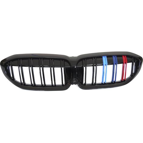 Grille de Calandre ABS BMW Serie 3 G20/G21 de 2019 a 2022 Noir Brillant 3 couleurs-42533192 (1/4)