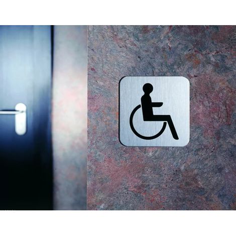 Pictogramme inox - Handicapé