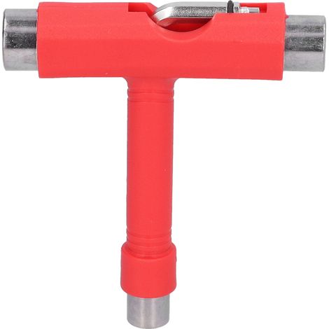 Clé skate multifonction portable kit clés hex Torx visserie rouge outil planche à roulettes entretien réparation (1/5)