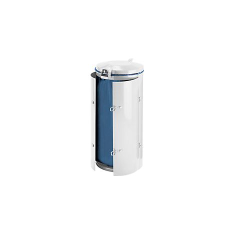 Colector de residuos de chapa de acero  para 120 l de capacidad