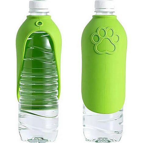 Adaptateur en silicone pour bouteilles d'eau pour chiens, couvercle étanche, gamelle d'eau portable pour animaux de compagnie, idéale pour les promenades et les sentiers de plein air.-AquaForge (1/5)