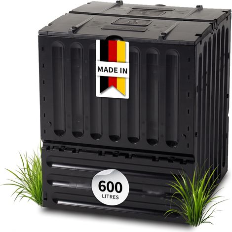 GARANTIA ECO-KING composteur 600 litres noir (1/5)