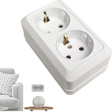 Adaptateur de Prise de Voyage européen, Adaptateur européen Allemagne,Convertisseur de Prise AC 250 V Prises allemandes  Chargeur Adaptateur de Sortie Professionnel étanche en cuivre 16A (1/5)