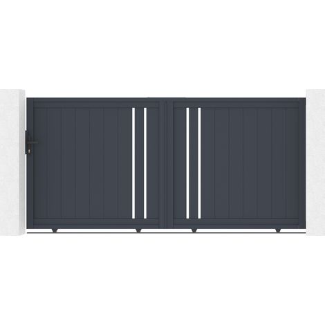 Puerta corredera de aluminio 3m GIONA 300 x 140 cm (1/5)