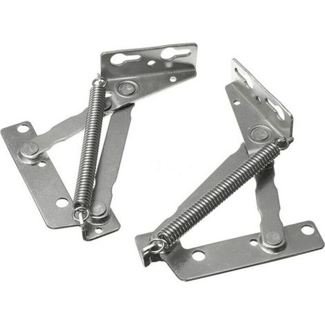 Charnière à ciseaux à 80 degrés, charnière à ciseaux robuste à ressort pour portes relevables, charnière à 90 degrés pour portes de placard (1/5)