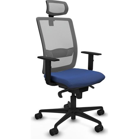Silla de oficina piqueras y crespo Haches gris malla cómoda (1/2)