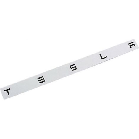 Badge de hayon arrière Tesla noir mat 3D (1/5)