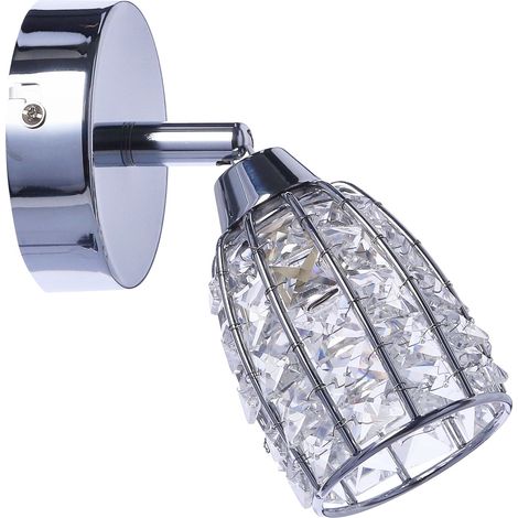 Applique Shiba chrome verre clair G9 15W Candellux (1/5)