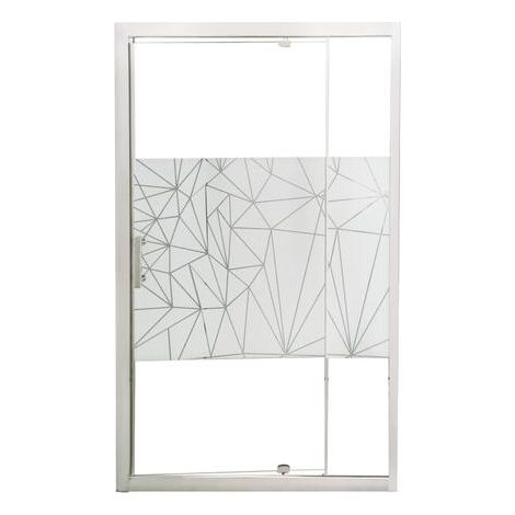 ONDEE ZEN - Porte de douche EKLA - Pivotante - Finition Sérigraphié - 90x185cm (1/3)