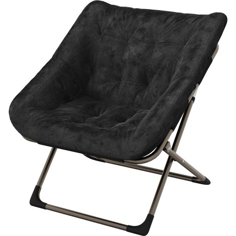 IDEALHOUSE Fauteuil XXL 79 cm Noir (1/5)