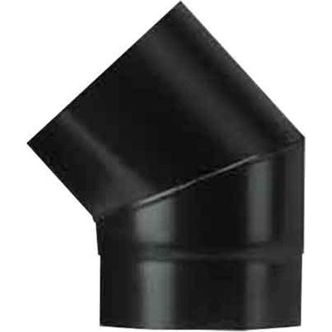 GOMITO A 45° PER STUFA A LEGNA 'PLUS LIGHT' Ø 120 mm