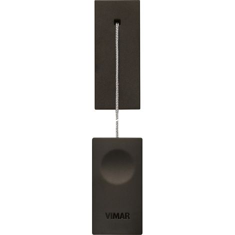 Pulsante a tirante scambio NO-NC 10A Linea Nero VIMAR 30054.G