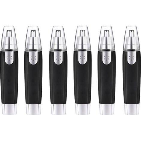 Lot de 6 tondeuses électriques pour cheveux de nez, rasoir, coupe-oreilles, cou, sourcils, rasoir pour homme, rasoir propre, rasoirs (1/5)