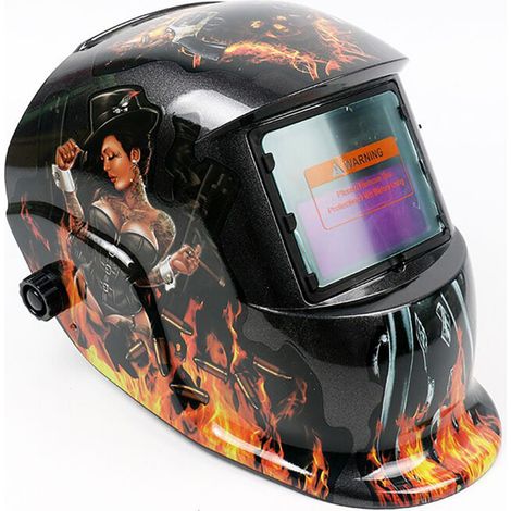 Casque de soudage à assombrissement automatique solaire, masque pour soudeur à arc TIG/MIG, outil de protection pour meuleuse (1/5)