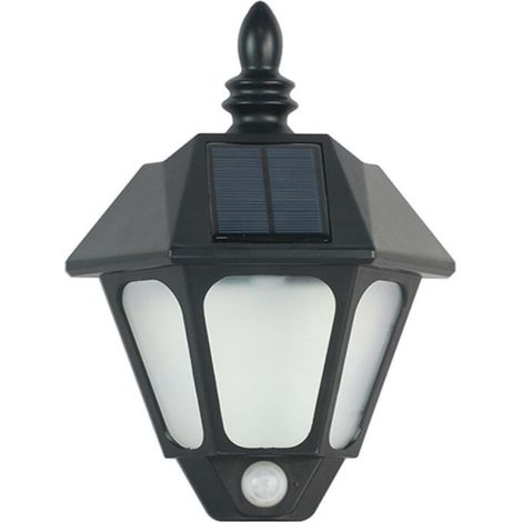 Lampe solaire murale avec détecteur de mouvements (1/3)