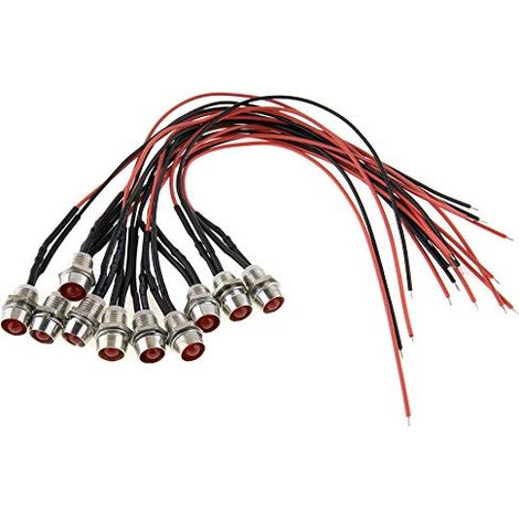 SeKi LED a vite – 24 V – rosso punto luce, cielo stellato avvitabile (1/3)