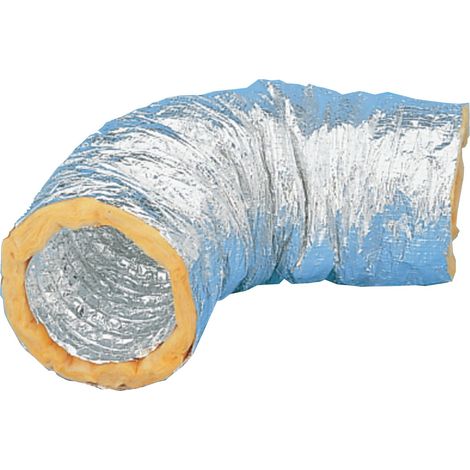 Gaine souple alu iso phonique 25 mm, classement M0/M1, D 400 mm, longueur 10 m S&P (UNELVENT) 820740