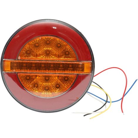 Luce freno posteriore rotonda LED 12V/24V universale 140x40mm Breckner Germany (1/5)