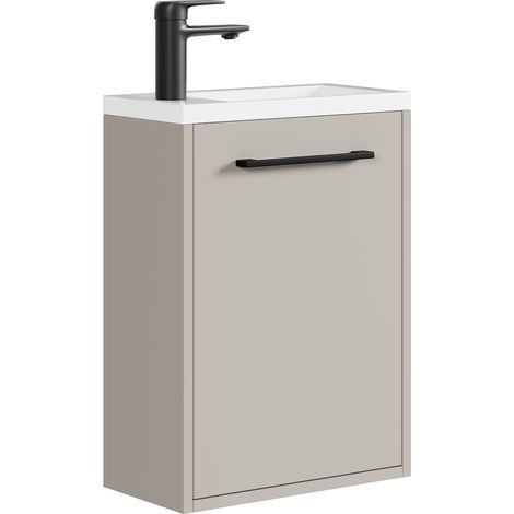 Gäste-WC Waschtisch Set Florence 40 x 22 cm – Cashmere – Waschbe (1/4)