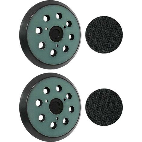 Plateau Ponçage - 125 mm - 8 Trous - Pour Ponceuse Excentrique - 2 Pièces (1/4)