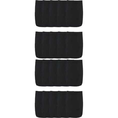 Pool skimmer socks, pool skimmer filter socks, pack of 20 (black) (1/4)