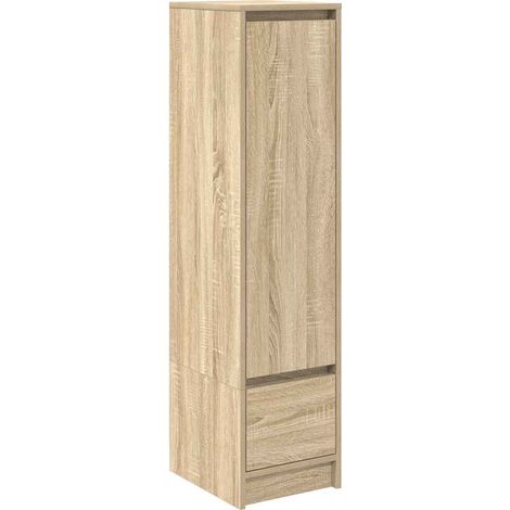 Maison Exclusive - Aparador alto roble Sonoma 29,5x34x119,5cm mad