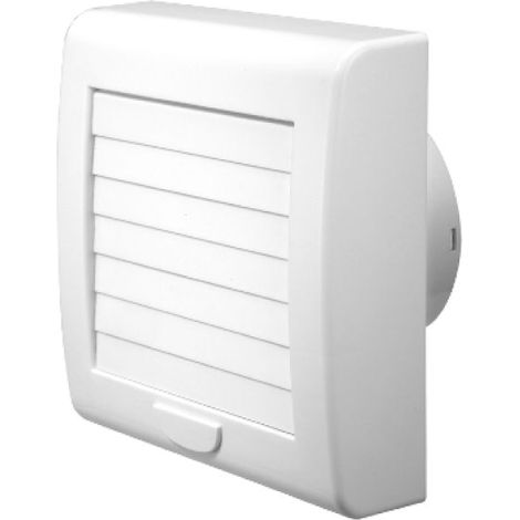ASPIRATORE ELICOIDALE A SERRANDA DA PARETE per foro 98 / 155x165 mm