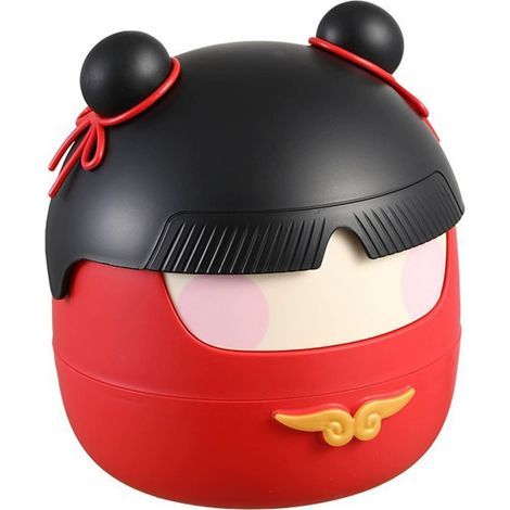 Mini poubelle avec couvercle à charnière, petite poubelle de bureau, poubelle de comptoir, mini corbeille à déchets pour salle de bain, chambre ou bureau, rouge