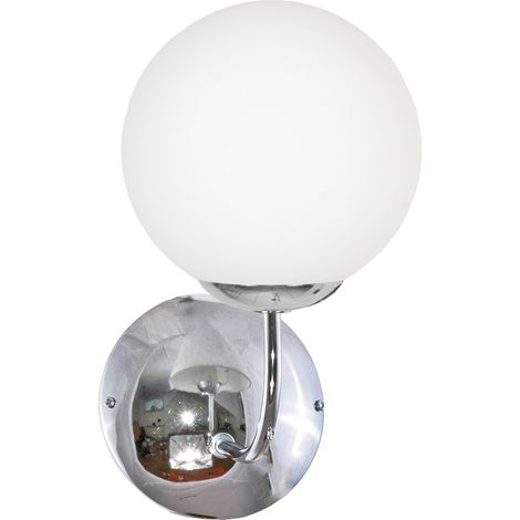 Chom Wandleuchte, Glasschirm, weiß, E14, LED, patrik 13-593 (1/2)