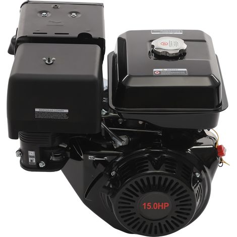 420cc 15HP moteur à essence moteur à gaz à cylindre unique 4 temps 3600 tr/min pour les pompes à eau tondeuses à gazon tranchées (1/5)