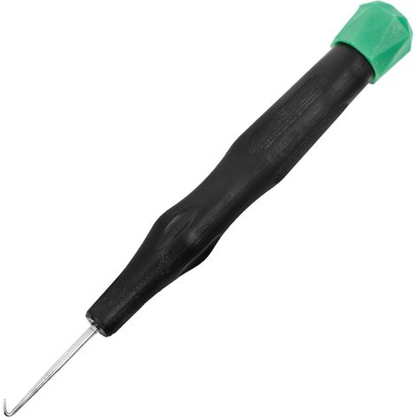 Machine à corder raquettes badminton/tennis, poignée plastique noire, crochet d’enfilage, outil pro entretien (1/5)