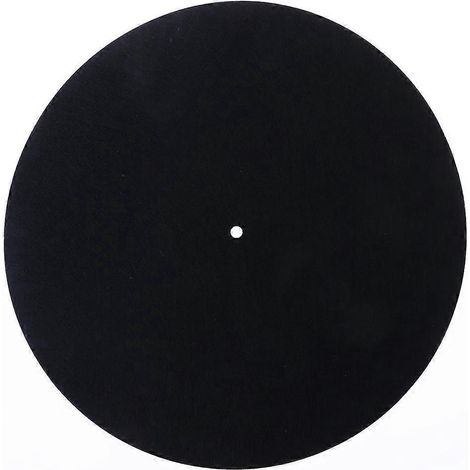 Schwarze 3 mm dicke Plattentellermatte für LP-Schallplattenspieler (1/5)