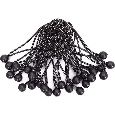 20 pièces Spangummis Sicherer Planenspanner zur Optimal Befestigung Planengummi gommes scellées pratiques avec Gel (1/2)