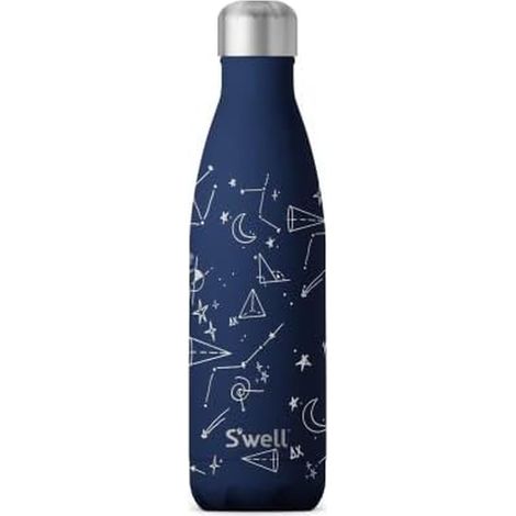 Bouteille d'eau, Midnight Sky, 500ml, bouteille isolée sous vide pour garder les boissons froides et chaudes, acier inoxydable sans BPA, étanche pour l'hydratation sur le pouce. (1/5)