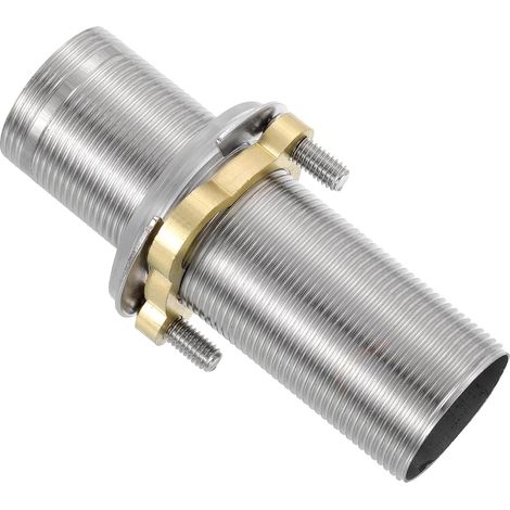4" X 1.25" Stainless Steel Faucet Mounting Rod Extension Kit Tap Extension Nipple Lock Kit Extended Thread High Fixed Foot With Nut And Seal (1/5)