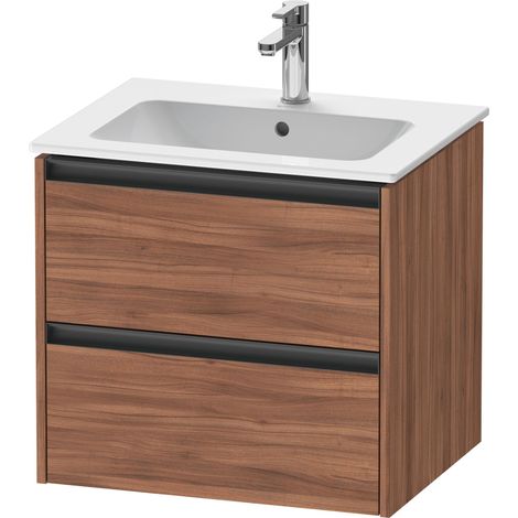 Duravit Ketho.2 bâti-support pour lavabo suspendu, 2 tiroirs, (1/2)