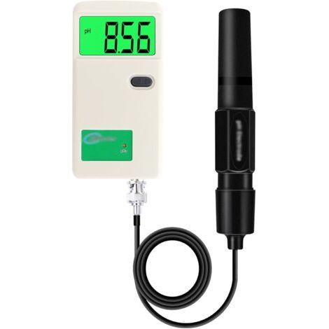 Détecteur De PH Haute Précision, Testeur De Qualité De l'eau Numérique, Valeur De PH 0,01-14,00, avec Sonde Et Écran LCD, Température 0-50 °C/32-122 °F, pour Aquarium Hydroponique Piscine (1/5)