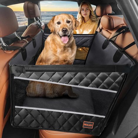 Siège Auto Chien pour Grande et Moyenne Taille en Voiture, Siège de Voiture pour Chiens avec Fenêtre de Visualisation,Pliable, Lavable en Machine, Compatible avec Tous Véhicules (1/5)