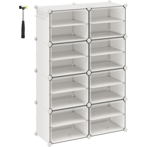 Vasagle – Caisson de bureau 3 tiroirs – 2 tiroirs en tissu – 1 tiroir pour dossiers suspendus A4 – Dimensions 43x42x67,5 cm – Marron rustique et noir
