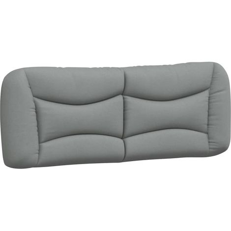Maison Exclusive - Kopfteil-Kissen "Hvar" Hellgrau 120 cm Stoff (1/5)