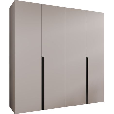 Armario Hartford 581, Cachemira, 202x200x52cm, Puertas de armario: Con bisagras, Número de estantes: 0 (1/5)