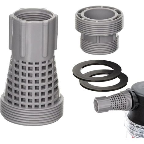 Lntyq Adaptateur de tuyau de piscine  Adaptateur de tuyau de piscine avec joints  Pompes filtrantes pour spa, système d'eau salée, pièces de rechange pour piscine