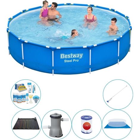 Bestway Bestway Steel Pro Ronde - 396x84 cm - 7-pièces S22110